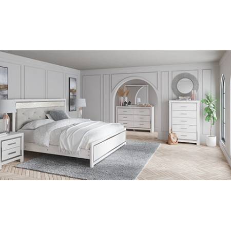 B2640 4PC SETS King Panel Bed