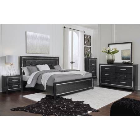 B1420 4PC SETS King Panel Bed