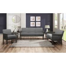 1104GY*3 3PC SETS Sofa + Love Seat + Chair