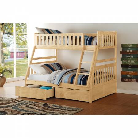 B2043TF-1*T Twin/Full Bunk Bed with Storage Boxes