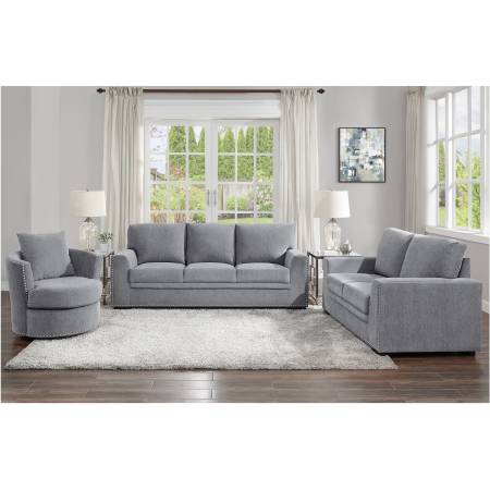 9468DG*3 3PC SETS Sofa + Love Seat + Chair