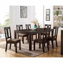 CM3790T-7PC 7PC SETS BRINLEY DINING TABLE + 6 Side Chairs