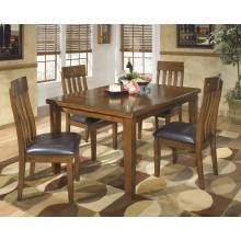 D594 5PC SETS Ralene RECT DRM Butterfly EXT Table + 4 Side Chairs