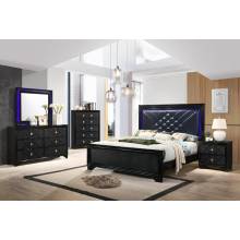 223571Q-S4 4PC SETS QUEEN BED + NIGHTSTAND + DRESSER + MIRROR