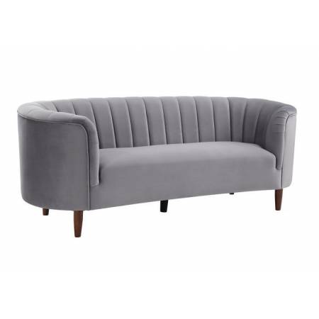 Millephri Sofa , Gray Velvet - LV00166