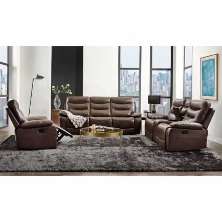 55420-3PC 3PC SETS Aashi Sofa + Loveseat w/Console + Recliner