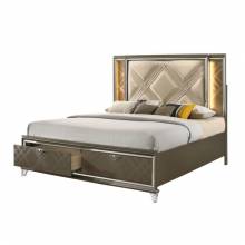 25320Q Skylar Queen Bed (Storage & LED)