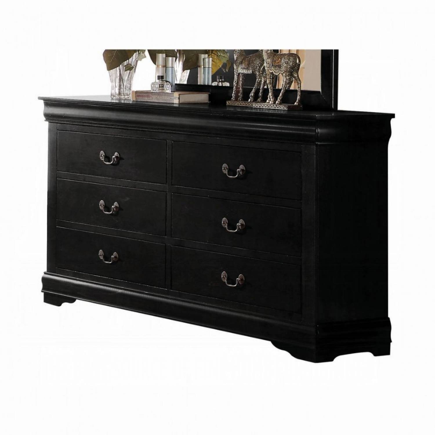 Louis Philippe Nightstand, Black (23733)