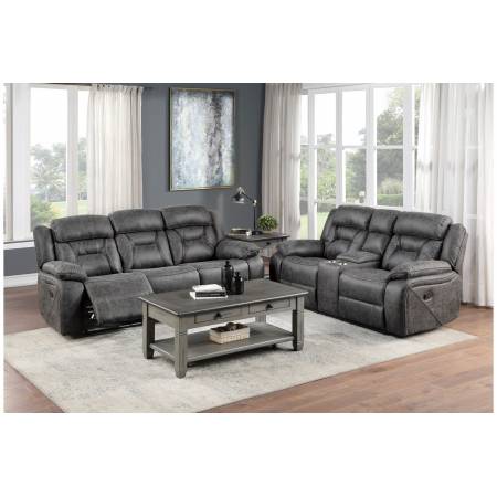 9989GY*2 2PC SETS Sofa + Love Seat