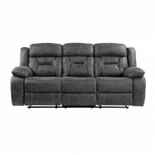 9989GY-3 Double Reclining Sofa