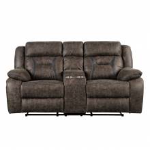 9989DB-2 Double Reclining Love Seat with Center Console