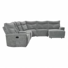 9509DG*6LR5R 6-Piece Modular Reclining Sectional with Right Chaise