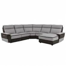 8318*5B 5-Piece Modular Power Reclining Sectional with Right Chaise