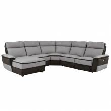 8318*5A1PW 5-Piece Modular Power Reclining Sectional with Left Chaise