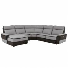 8318*5A 5-Piece Modular Power Reclining Sectional with Left Chaise