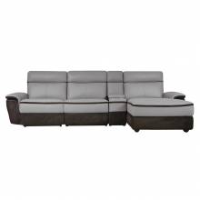 8318*4LR5R 4-Piece Modular Power Reclining Sectional with Right Chaise