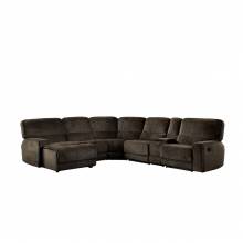 8238*6LCRR 6-Piece Modular Reclining Sectional with Left Chaise