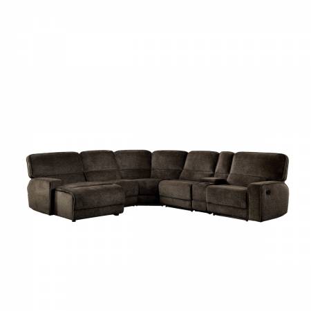 8238*6LCRR 6-Piece Modular Reclining Sectional with Left Chaise