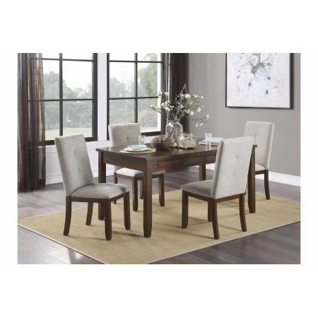 5710-60*5 5PC SETS Dining Table + 4 Side Chairs