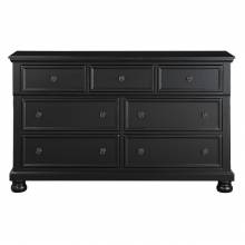 1714BK-5 Dresser, Hidden Drawer