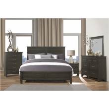 1675K-1CK*4 4PC SETS California King Bed + Night Stand + Dresser + Mirror