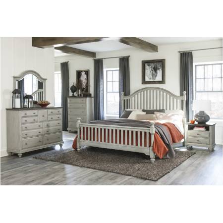 1568-1*9 5PC SETS Queen Bed + Night Stand + Dresser + Mirror + Chest