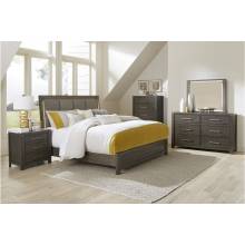 1555-1*4 4PC SETS Queen Bed + Night Stand + Dresser + Mirror
