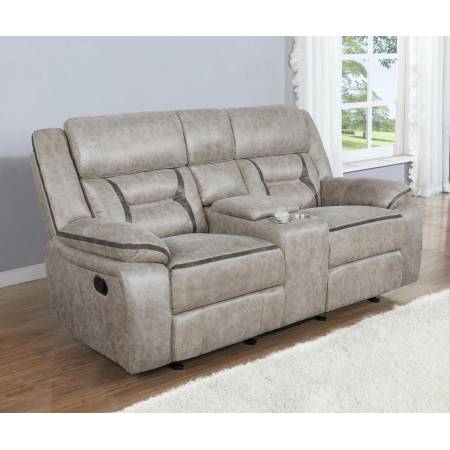 651352 GLIDER LOVESEAT W/ CONSOLE