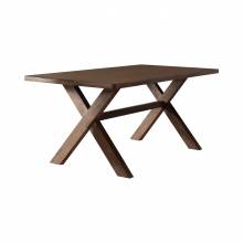 106381 Alston X-Shaped Dining Table Knotty Nutmeg