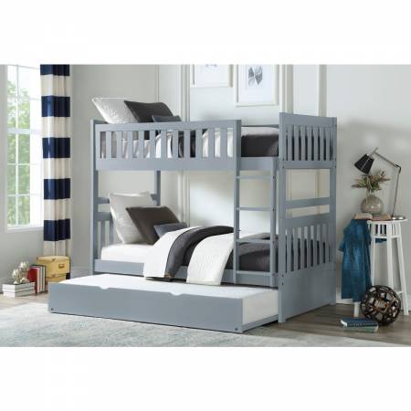 B2063-1*R Twin/Twin Bunk Bed with Twin Trundle