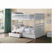 B2053FFW-1*T Full/Full Bunk Bed with Storage Boxes	