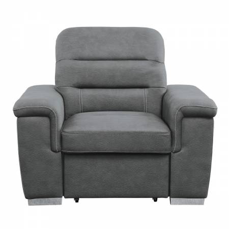 9808SGY-1 Chair with Pull-out Ottoman