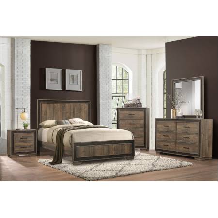 1695K-1CK*4 4PC SETS California King Bed + NS + D + M