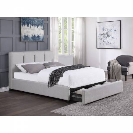 1632-1DW* Queen Platform Bed with Storage Drawer