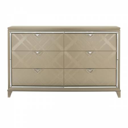 1522-5WF Dresser with Hidden Jewelry Drawers