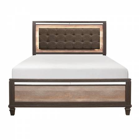 1518-1* Queen Bed with LED Lighting