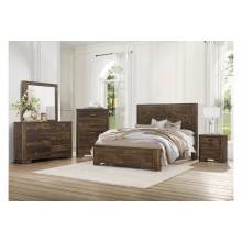 1509-1*4 4PC SETS Queen Bed + Night Stand + Dresser + Mirror