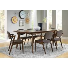 105351+105352*6 7PC SETS DINING TABLE + 6 SIDE CHAIRS