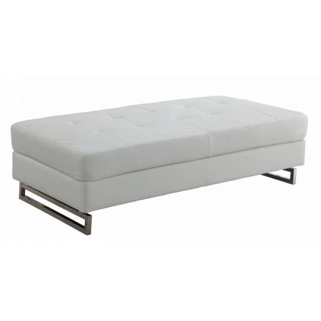 8136 - White Ottoman