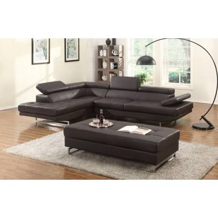 8136 - Brown Sectional LAF