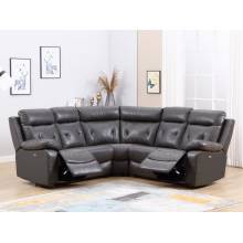 9443 - Dark Gray Sectional with Power Recliners