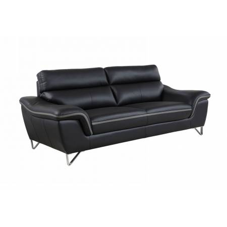 168 - Black Sofa