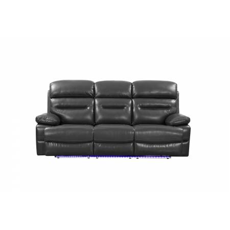 9442 - Gray Power Reclining Sofa