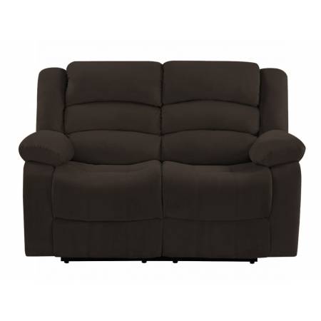 9824 - Brown Loveseat