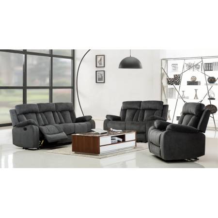 9760 - Gray 2PC SETS Sofa + Loveseat