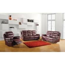 9392 - Burgundy 2PC SETS Sofa + Loveseat