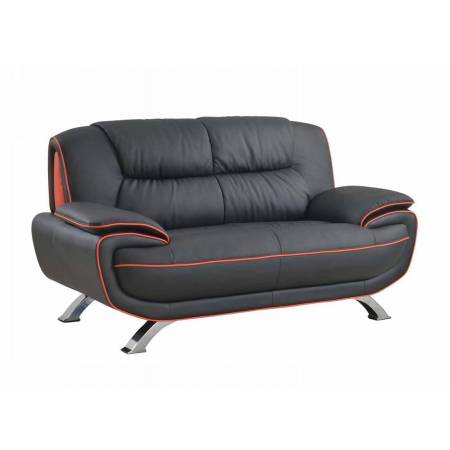 405 - Black Loveseat