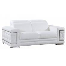 692 - White Loveseat