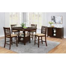 100888N-S5 5PC SETS Lavon Oval Counter Height Table + 4 Counter Stools