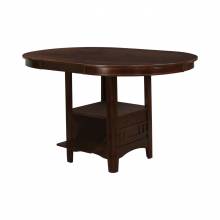 100888N Lavon Oval Counter Height Table Warm Brown